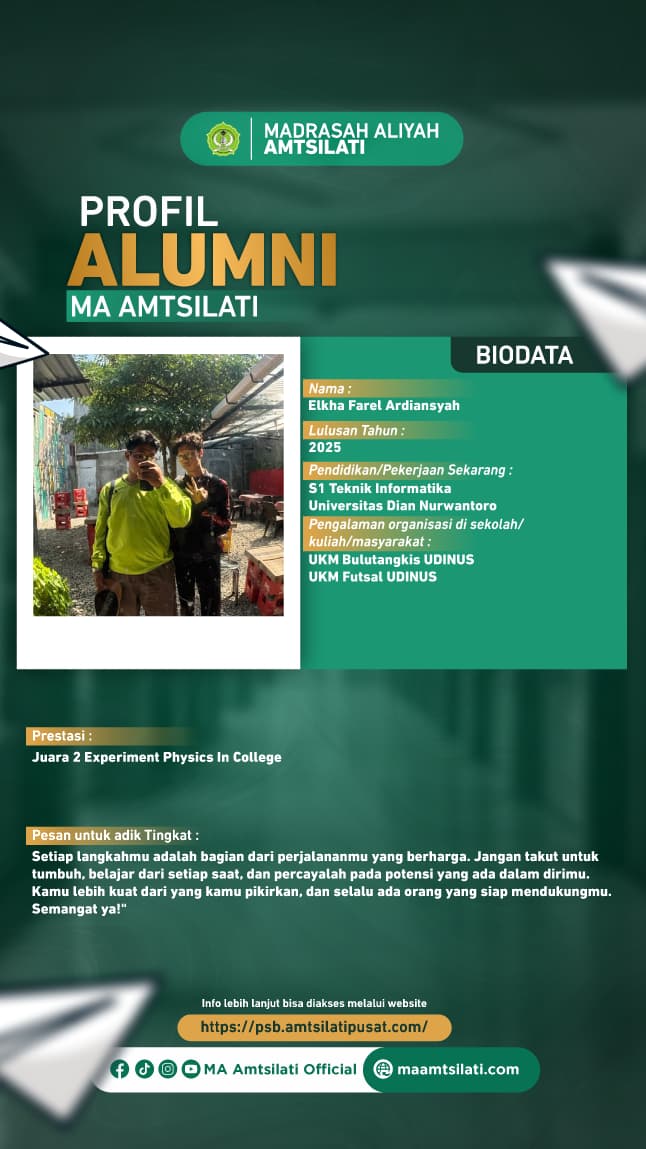Elkha Farel Ardiansyah_Mahasiswa Prodi Teknik Informatika Universitas Dian Nuswantoro